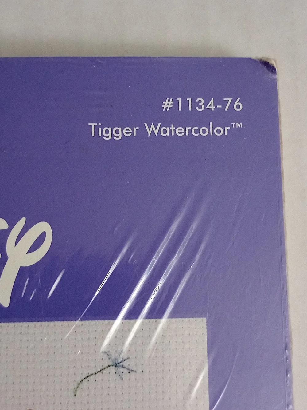Janlynn Disney Tigger Watercolor Counted Cross Stitch Kit #1134-76 Vintage 2005